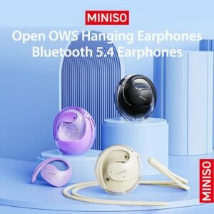 Miniso X15Pro Wireless Headphones Bluetooth 5.4 Sport Earphone HIFI Sound Quality
